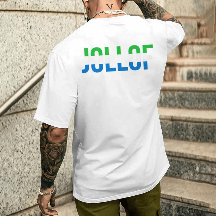 Sierra Leone Jollof Men's T-shirt Back Print Funny Gifts