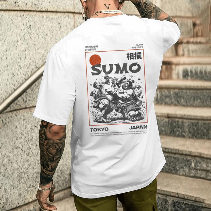 Sumo Wrestling Tokyo Japan Vintage Japanese Men's T-shirt Back Print |  Seseable UK