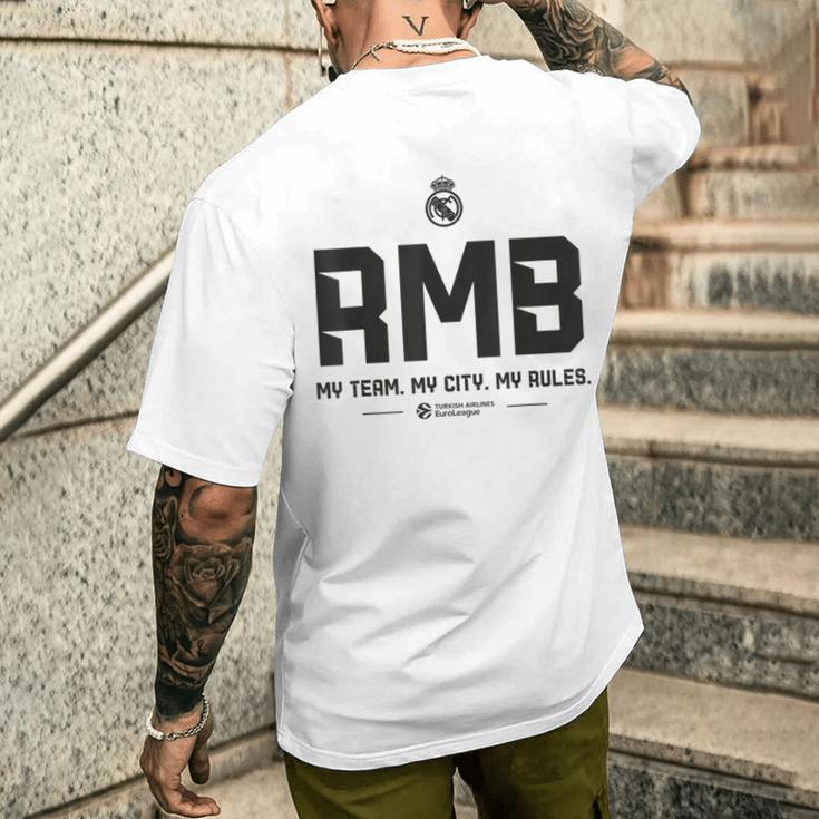 Teams Real Madrid T-Shirt mit Rückendruck Geschenke für Ihn