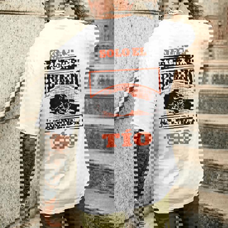 Tío En Prácticas Divertida Futuro Tío Anuncio Embarazadas Camiseta Hombre Estampado Espalda Regalos para él
