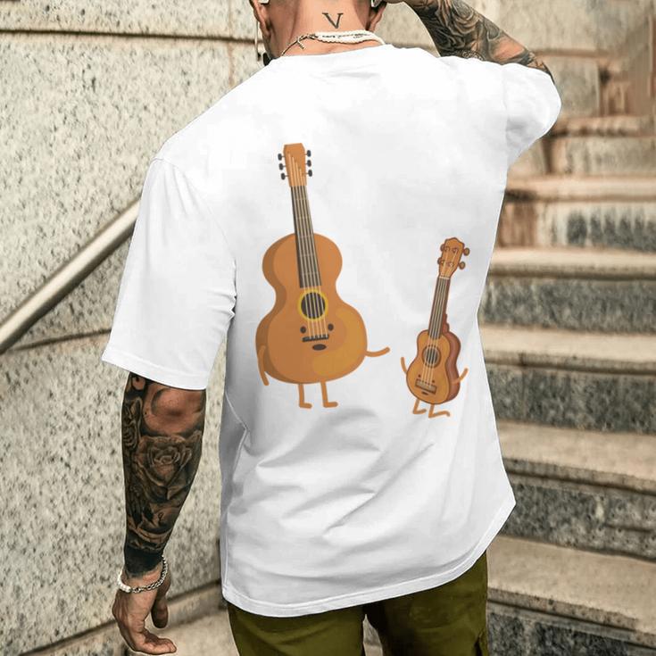 Uke Ich Bin Deinater Lustig Papaatertag Geschenk-Idee T-Shirt mit Rückendruck Geschenke für Ihn