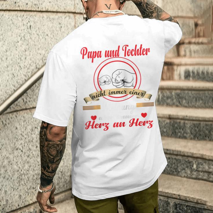 Vatertag Papa Und Tochter Partnerlook Besterater Raglan T-Shirt mit Rückendruck Geschenke für Ihn