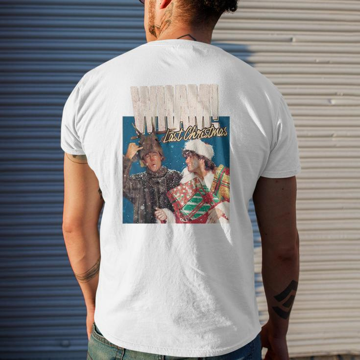 Wham Last Christmas Shirt Mens Back Print T-shirt Gifts for Him