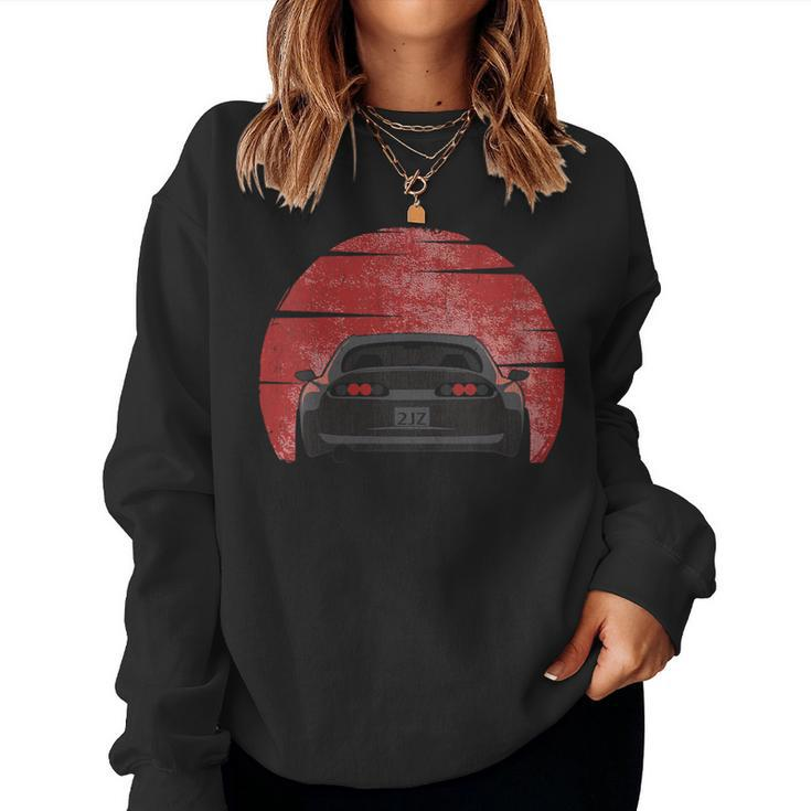 2Jz Vintage Black Supra Women Sweatshirt