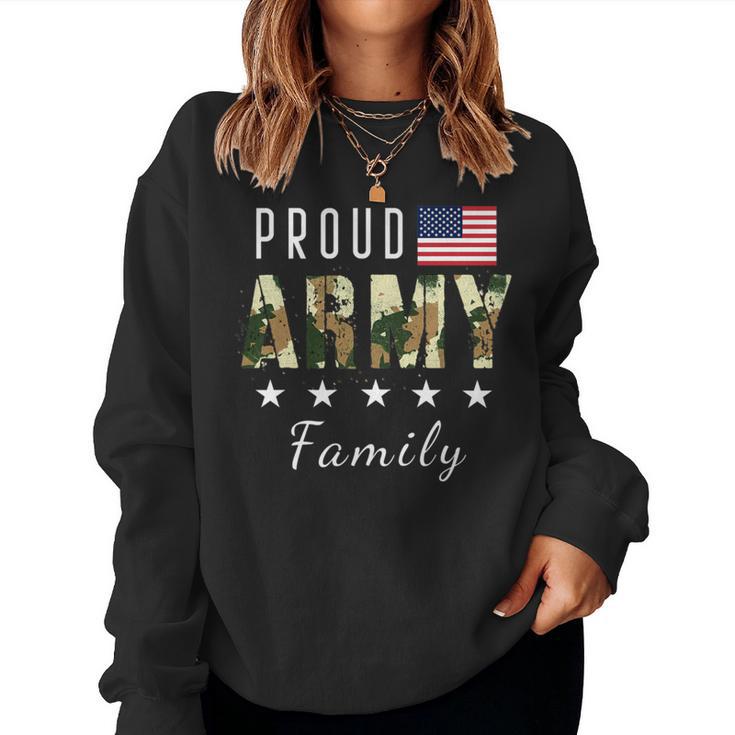 Army Graduation Proud Military Family Mom Dad Brother Sister Women Sweatshirt