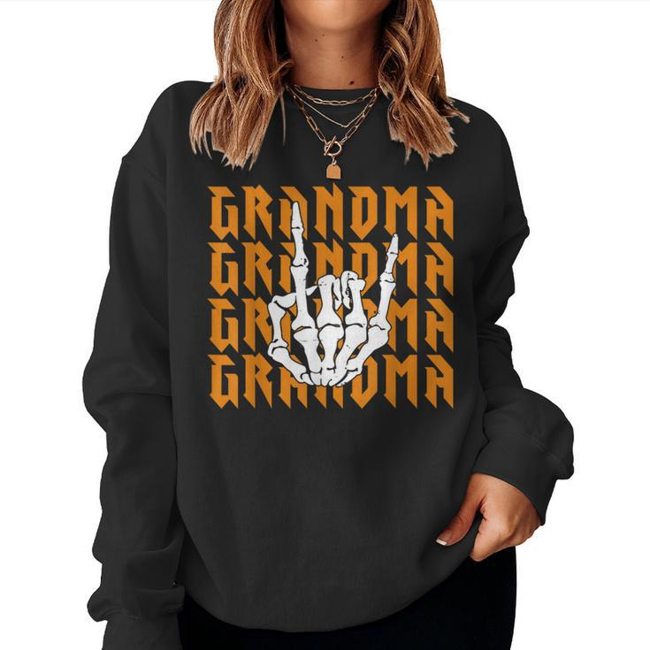 Bad Two Grandma To The Bone Birthday 2 Years Old Women Sweatshirt