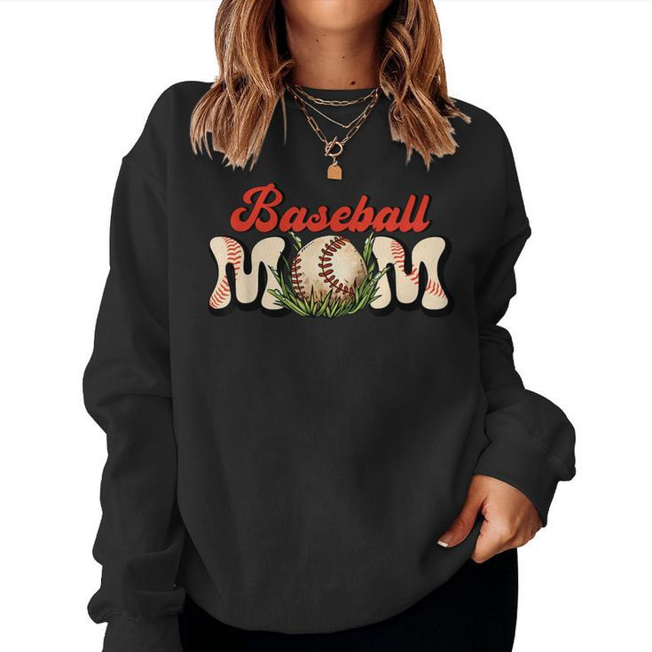 Baseball Mom Baseball Lover Sports Mom Women Sweatshirt