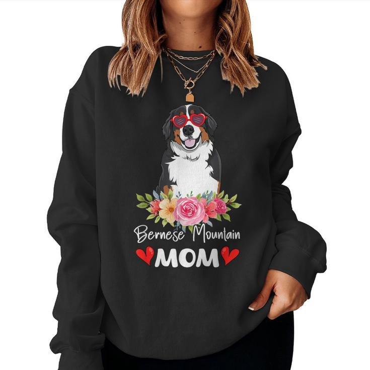 Bernese Mountain Mom Mama Sunglasses Dog Lover Owner Womens Women Sweatshirt