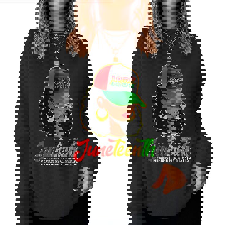 Black Junenth Remembering My Ancestors Women Sweatshirt