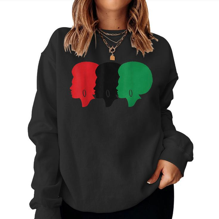 Black Pride Clothing Pan African Flag Afro 4 & Women Women Sweatshirt