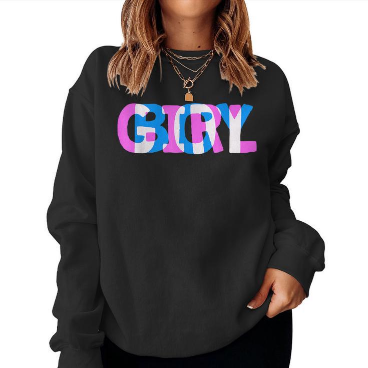 Boy Girl Gender Fluid Non-Binary Women Sweatshirt