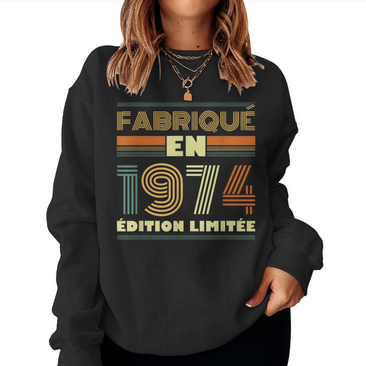 Millésime 1974, cadeau d’anniversaire 50e' Sweat à capuche