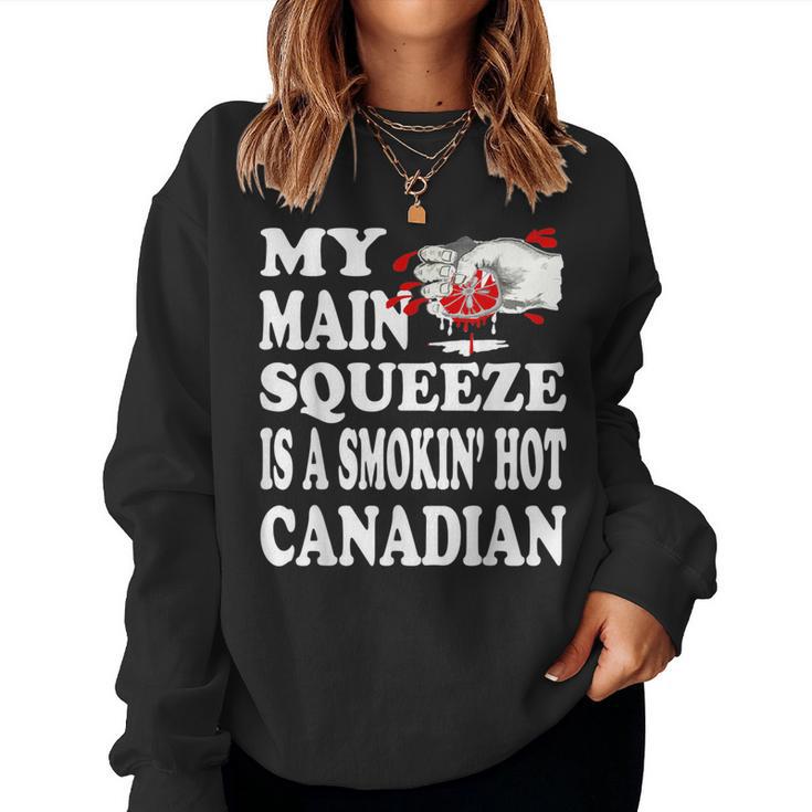 Canada Culture Girlfriend Wife Canadian Matching Couples Women Sweatshirt