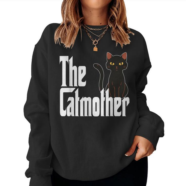 Cat Mother The Catmother Crazy Cat Mom Mama Women Sweatshirt