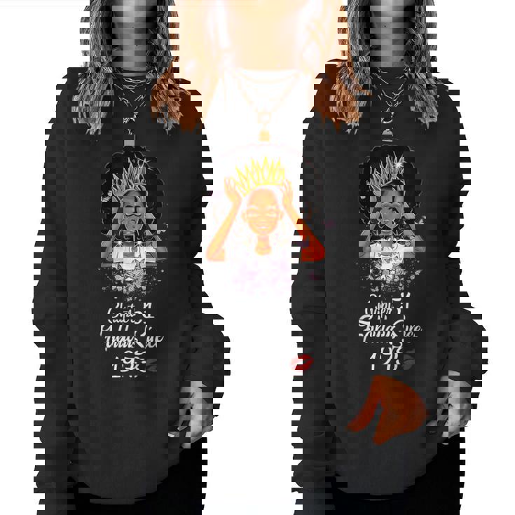 Chapter 51 Fabulous Since 1973 51St Birthday Queen Crowngirl Women Sweatshirt
