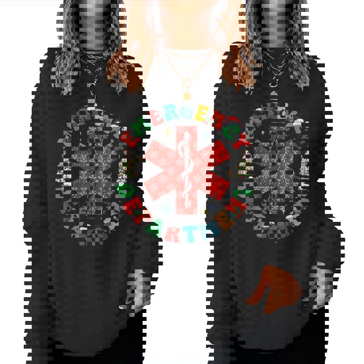 Christmas Emergency Department Er Nurse Emergency Room Tech Women