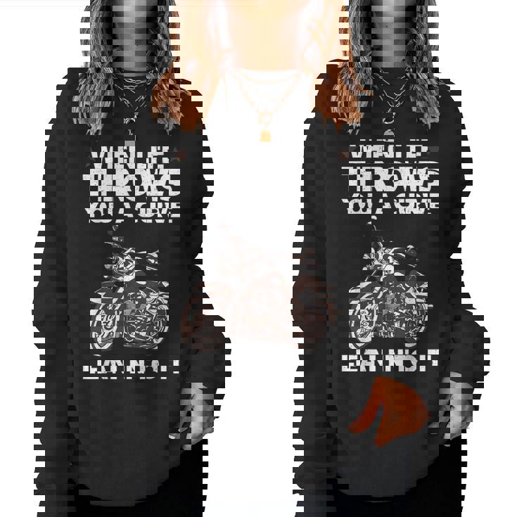 Cool Motorcycle For Motor Cycle Rider Biker Women Sweatshirt