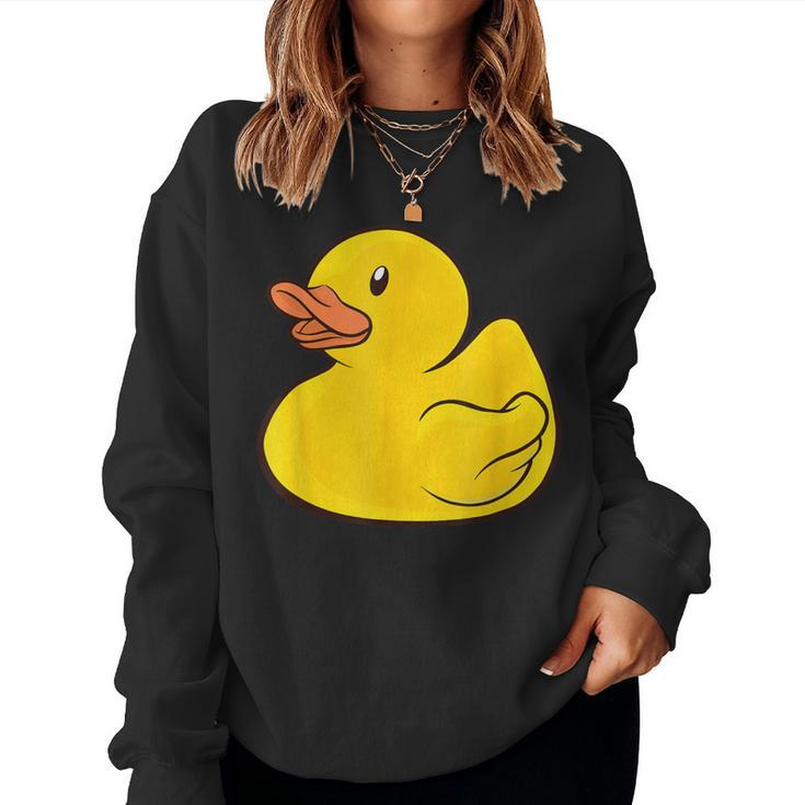 Cute Rubber Duckie Duck Rubber Duck Women Sweatshirt
