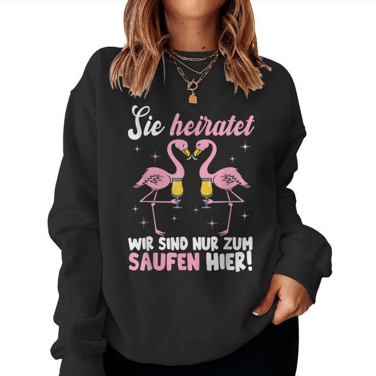 Damen Team Braut Outfit Jga Frauen Junggesellinnenabschied Sweatshirt Frauen