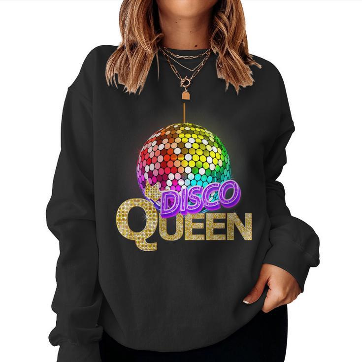 Dancing Queen Vintage Dancing 70S Disco Queen Women Sweatshirt