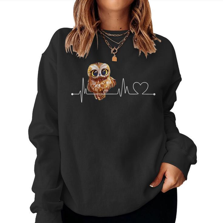 El Lindo Latido Del Búho Cuello Sudadera Mujer