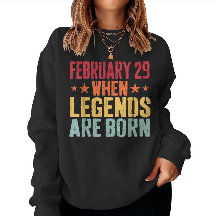 February 29 Birthday For & Cool Leap Year Women Sweatshirt