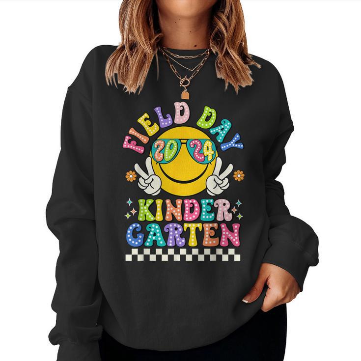 Field Day 2024 Kindergarten Field Trip Teacher Student Women Sweatshirt