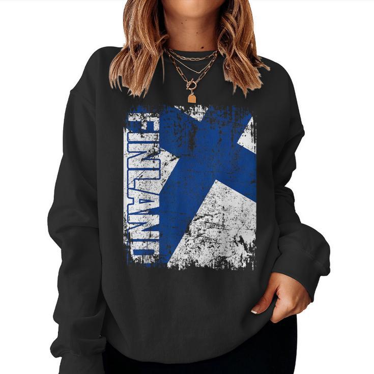 Finland Flag Women's Children's Finland Sweatshirt Frauen