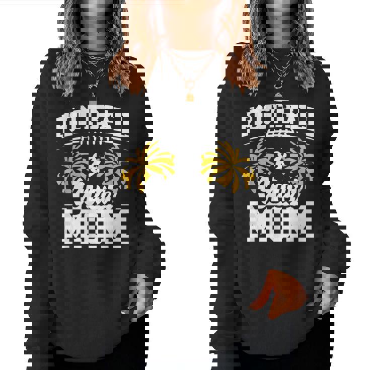 Football Cheer Mom High School Cheerleader Cheerleading Women Sweatshirt