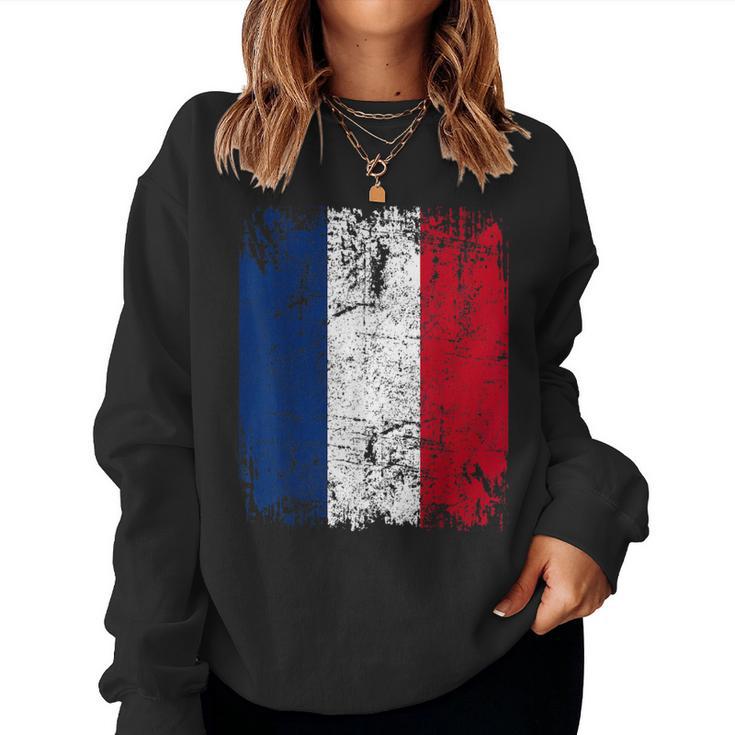 France Flag For And S Sweatshirt Frauen