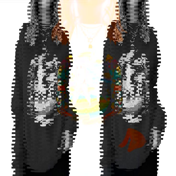 Fresno Nightcrawlers Haunted Walking Pants Cryptid Women Sweatshirt