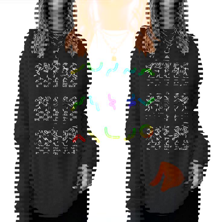 Algebra Dance Function Math Teacher Geek Idea Women Sweatshirt