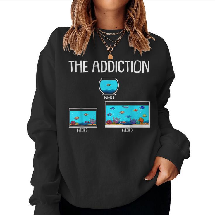 Aquarium For Fish Tank Lover Aquarist Women Sweatshirt