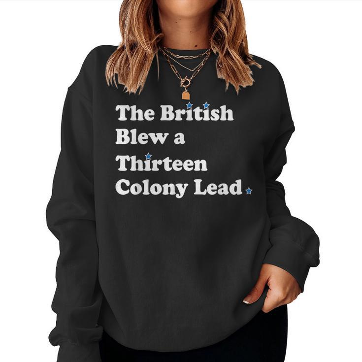 The British Blew A Thirn Colony Lead For Women Women Sweatshirt