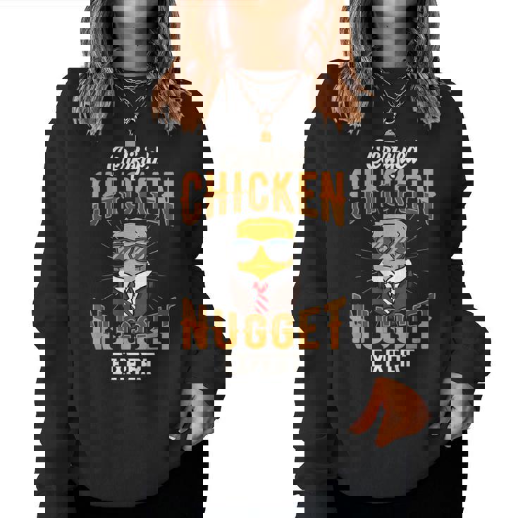 Chicken Nugget Lover Kid Fast Food Fan Women Sweatshirt