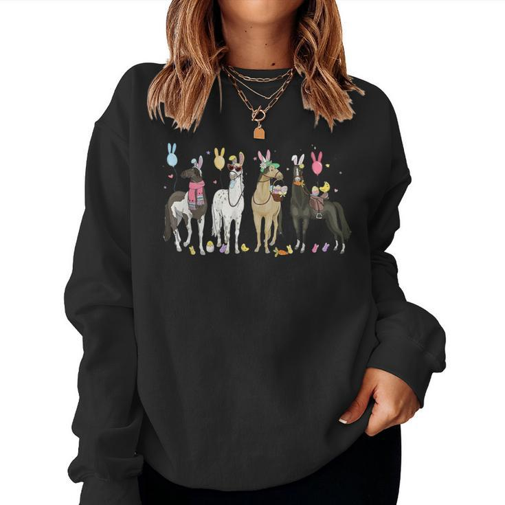 Horse Farm Animal Lover Women Sweatshirt