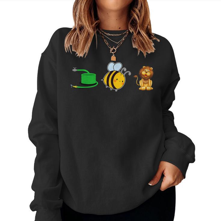 Hose Bee Lion I Am A Beekeeper Women Sweatshirt