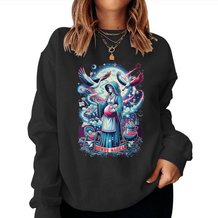 Midwife Magical Fantasy For Both And Vintage Women Sweatshirt
