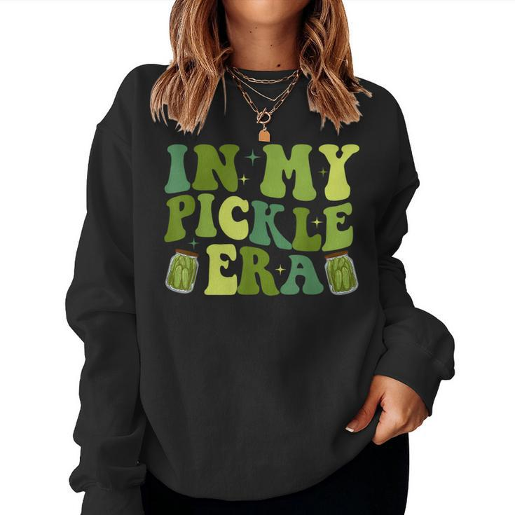 In My Pickle Era Retro Girls Ns Women Sweatshirt