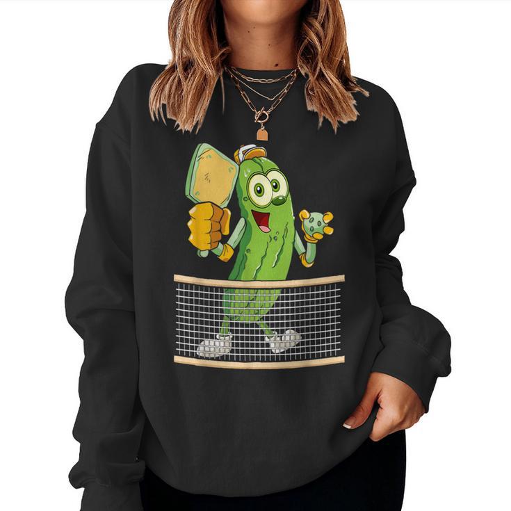 Pickleball Player Pickle Ball Lover Women Sweatshirt