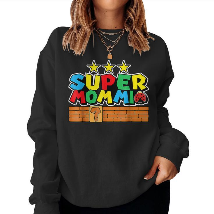 Super Mommio Video Game Lover Women Sweatshirt