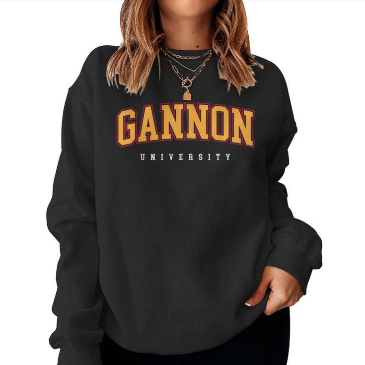 Gannon University Retro Women Women Sweatshirt