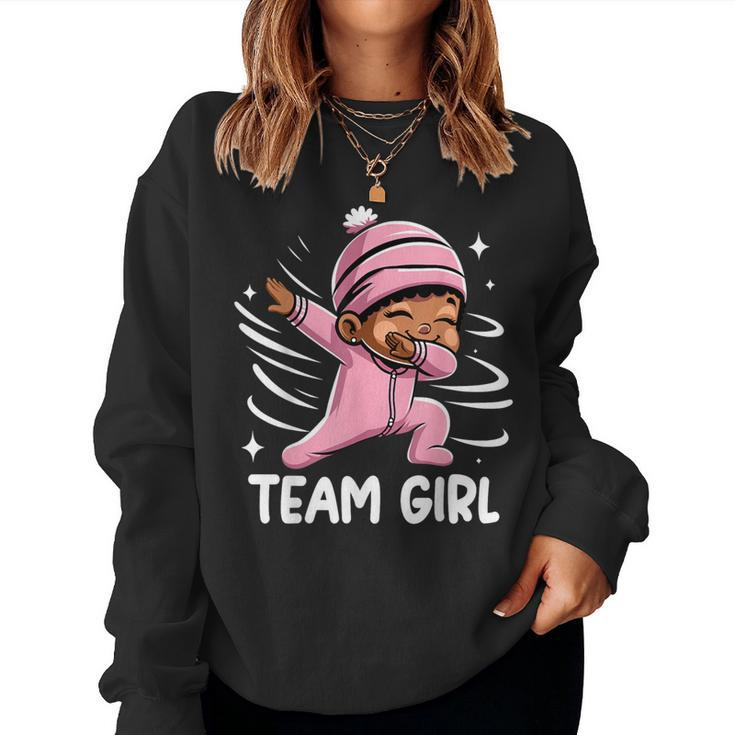 Gender Reveal Party Team Girl Baby Announcement Women Sweatshirt