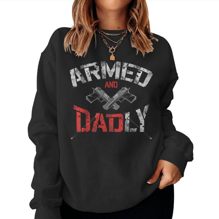 Girl Dad Proud New Girl Dad Daughter Baby Girl Fathers Day Women Sweatshirt