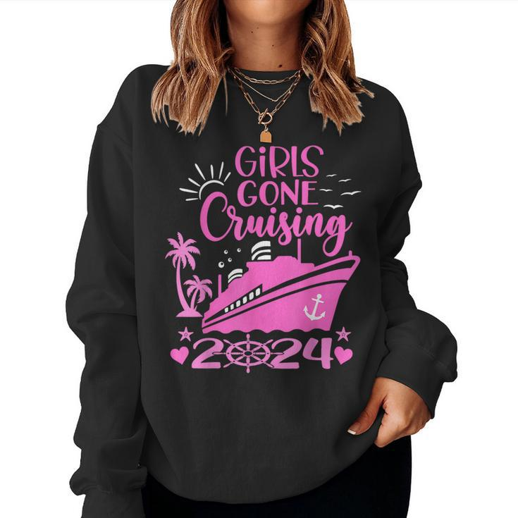 Girls Gone Cruising 2024 Girls Matching Cruise Squad Women Sweatshirt