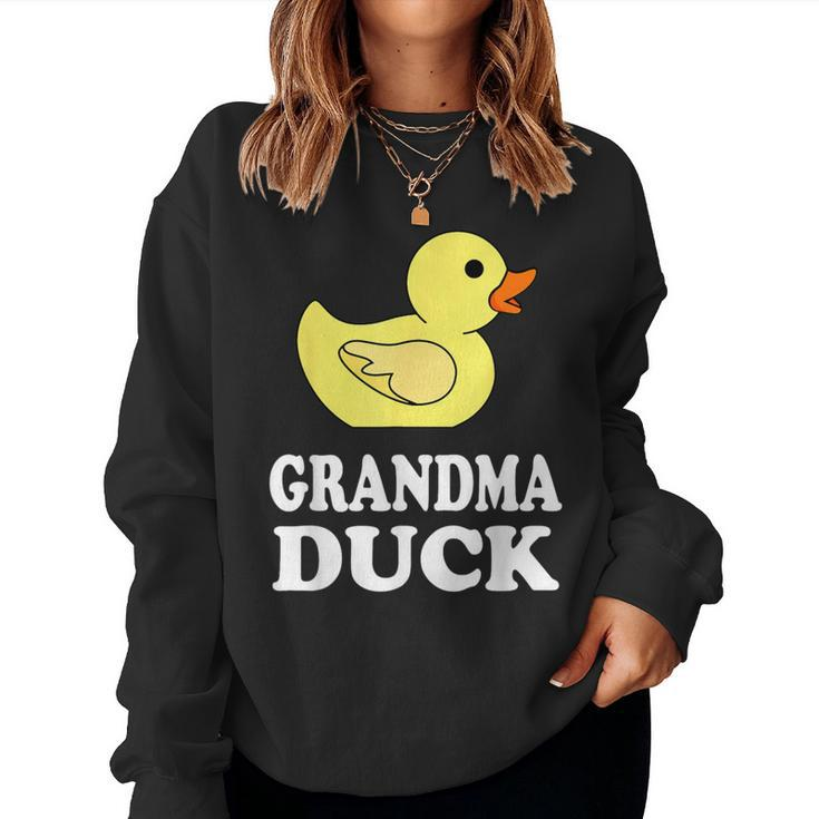 Grandma Duck  Mama Rubber Duck Lover Women Sweatshirt