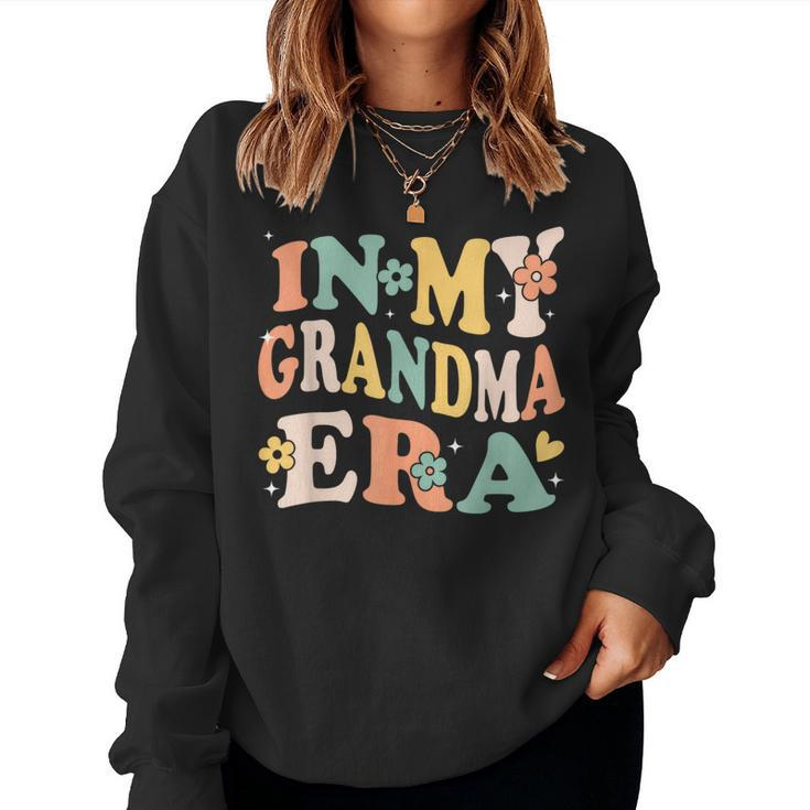In My Grandma Era Sarcastic Groovy Retro Women Sweatshirt