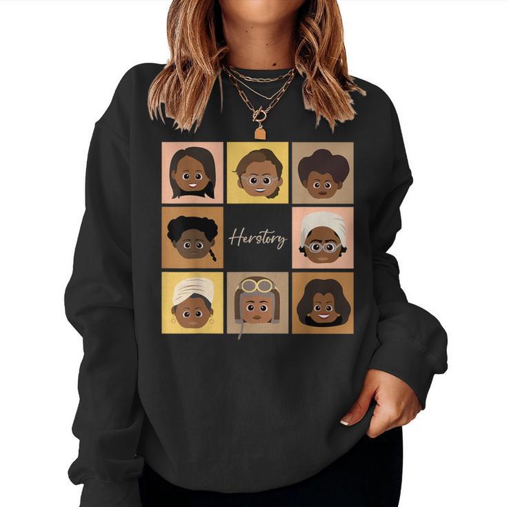 Herstory Makers African Roots Black History Month Women Sweatshirt