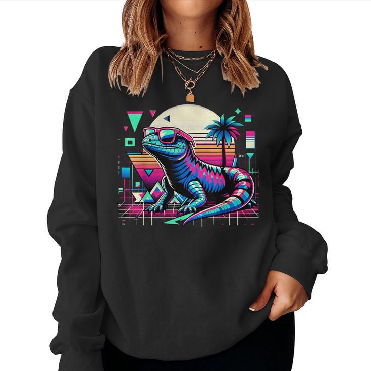Hombres Y Es Y Niñosintage Retro Lizard Lover Sudadera Mujer