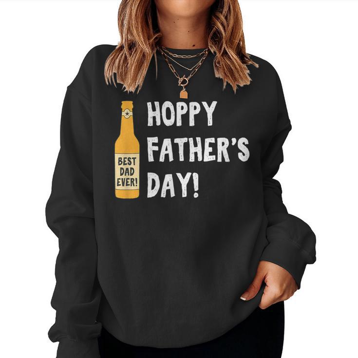 Hoppyatertag — Bester Papa Aller Zeiten — Homebrew Beer Sweatshirt Frauen